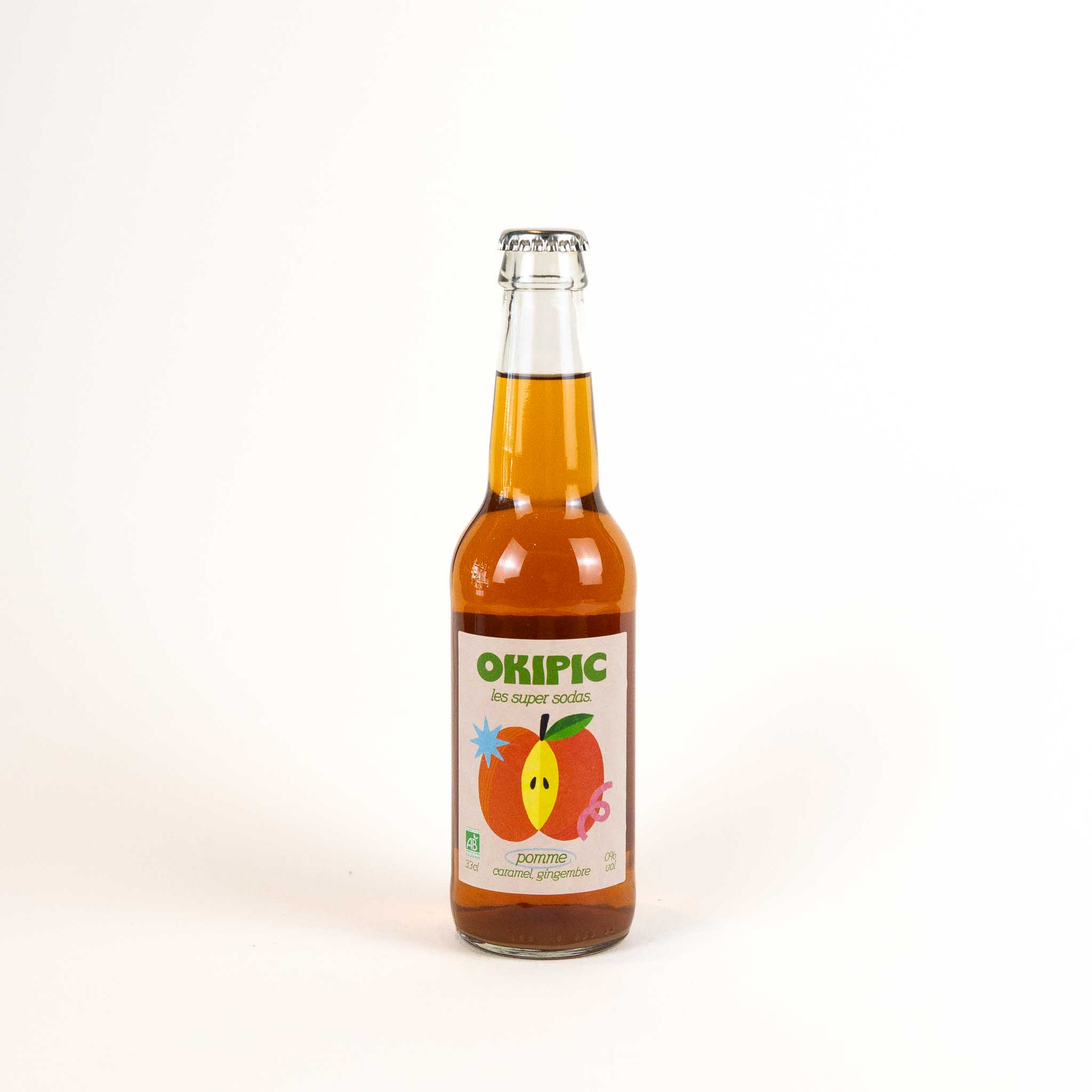 OKIPIC Pomme, caramel, gingembre 33cL