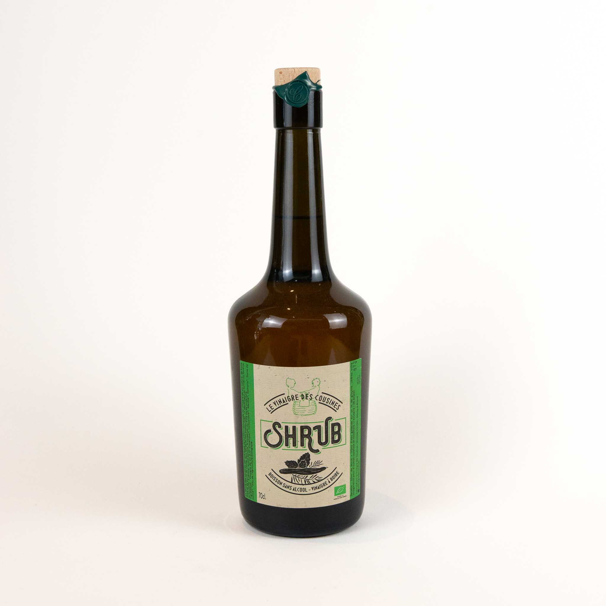 LE VINAIGRE DES COUSINES - Shrub Menthe Concombre Romarin 70cL