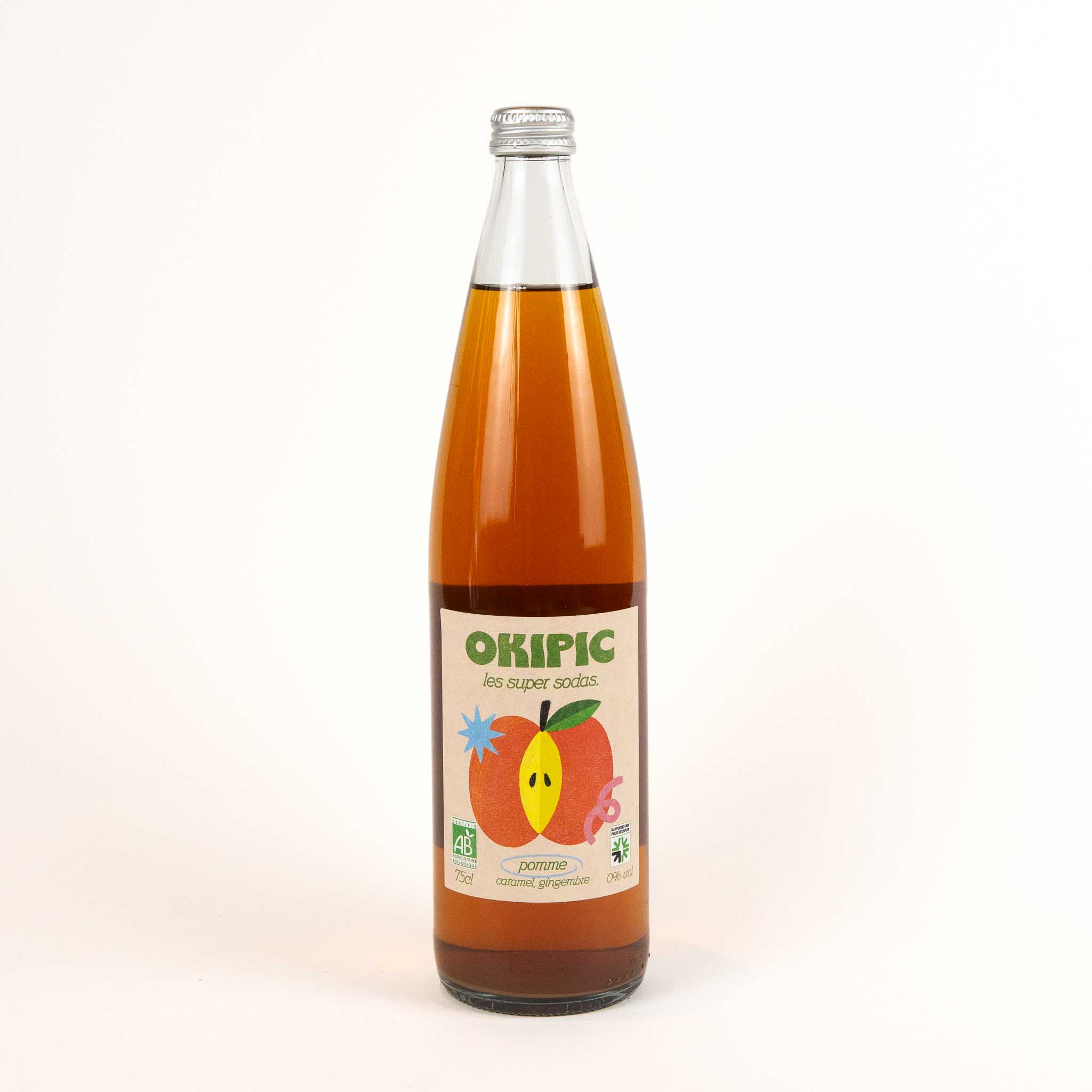 OKIPIC Pomme, caramel, gingembre 75cL