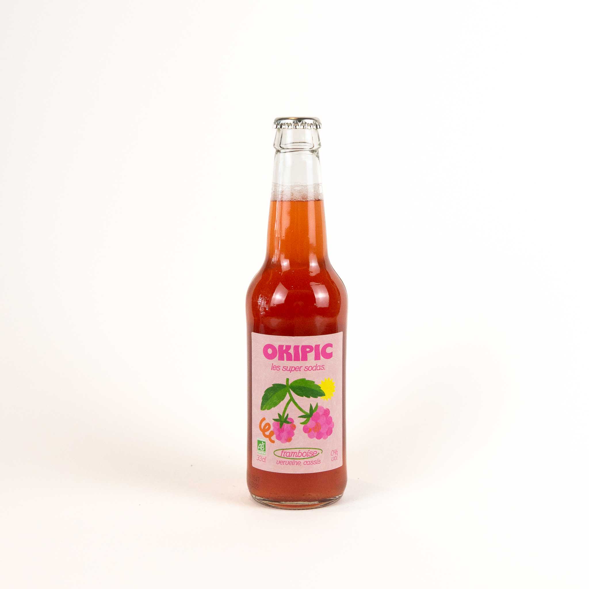 OKIPIC Framboise, verveine, feuille de cassis 33cL