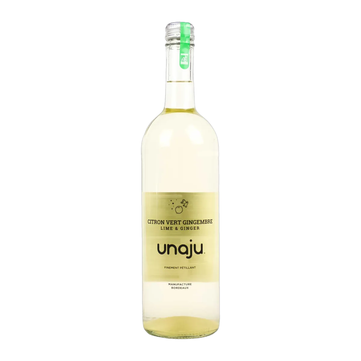 UNAJU Citron vert Gingembre 75cL