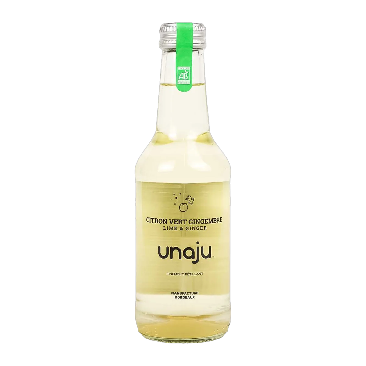 UNAJU Citron vert Gingembre 25cL