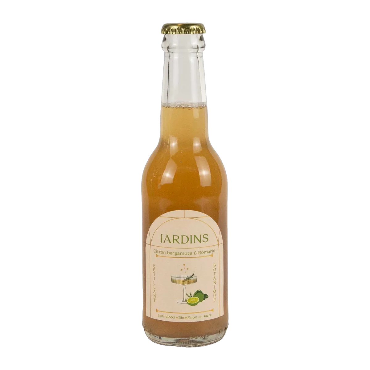BULLES de JARDINS Citron Bergamote & Romarin 25cL