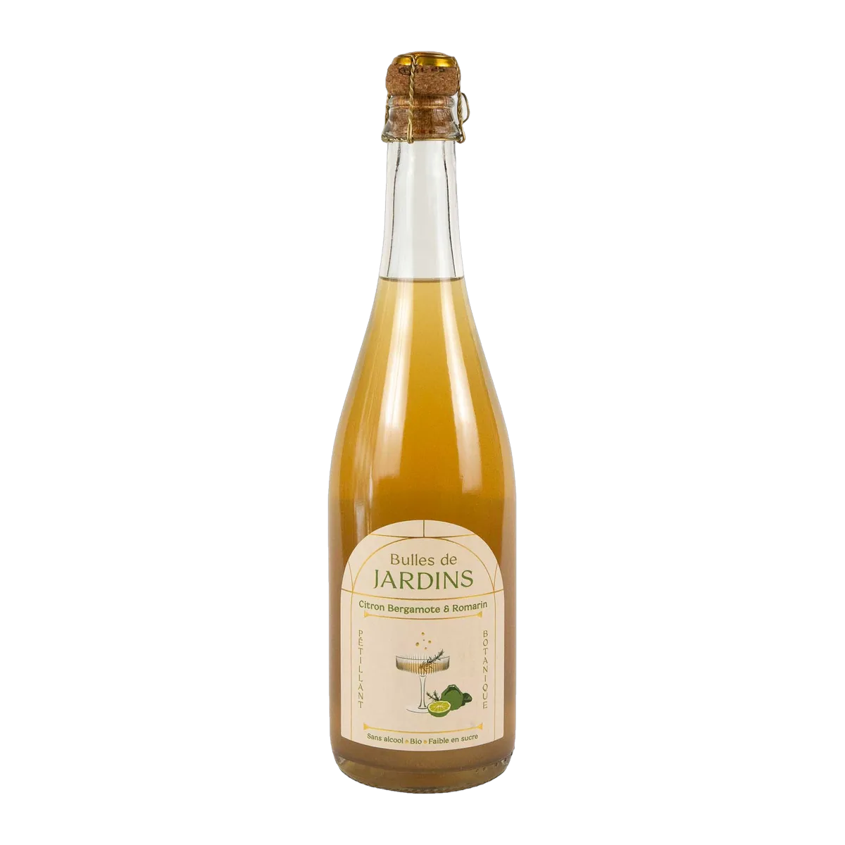 BULLES de JARDINS Citron Bergamote & Romarin 75cL