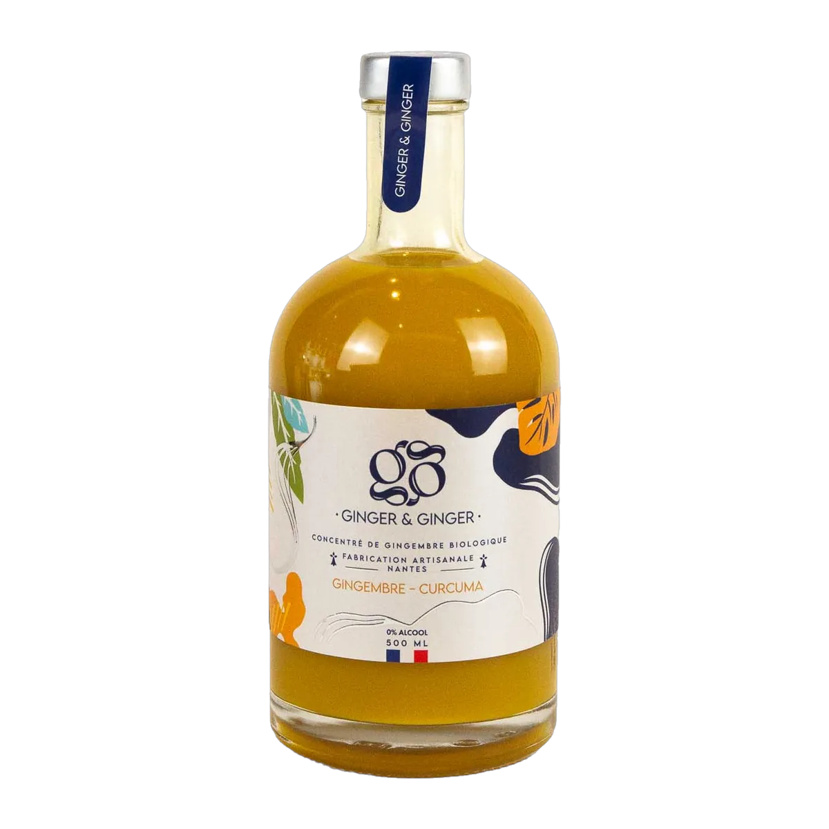 GINGER & GINGER Jus de gingembre/curcuma concentré 50cL