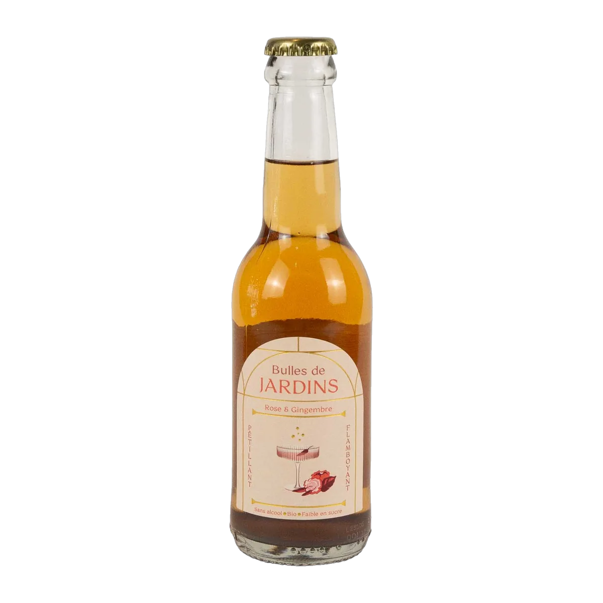 BULLES de JARDINS Rose & Gingembre 25cL