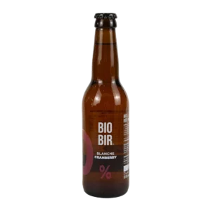 BIO BIR blanche Cranberry 33cL